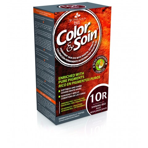 Color&Soin, permanentna barva za lase 10R - ognjeno rdeča