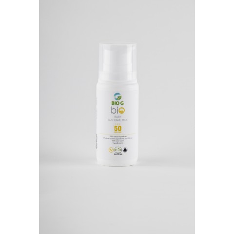 BIO G mleko za sončenje SPF50, 100 ml