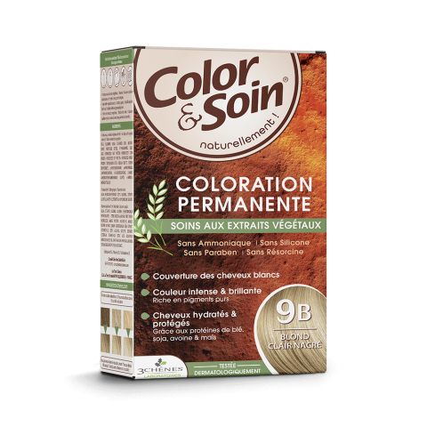 Color&Soin, permanentna barva za lase 9B - biserno svetla blond