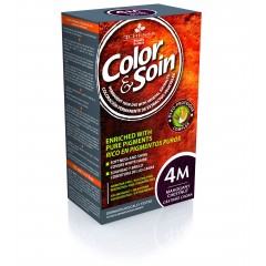 Color&Soin, permanentna barva za lase 4M - mahagonij rjava