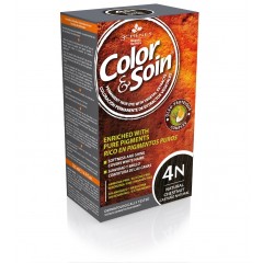 Color&Soin, permanentna barva za lase 4N - kostanjevo rjava