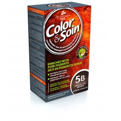 Color&Soin, permanentna barva za lase 5B - čokoladno rjava