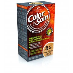 Color&Soin, permanentna barva za lase 8G - svetlo zlata blond