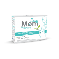 Easy Mom VAGALINE prehransko dopolnilo za lajšanje nosečniške slabosti in bruhanja, 15 tablet