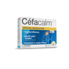 Cefacalm prehransko dopolnilo v času glavobolov, 15 tablet