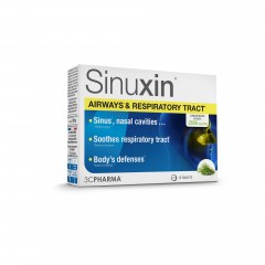 Sinuxin®, prehransko dopolnilo za zgornje dihalne poti in sinuse*, 16 vrečk