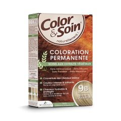 Color&Soin, permanentna barva za lase 9B - biserno svetla blond