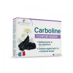 Carboline – prehransko dopolnilo z naravnim aktivnim ogljem, 30 kapsul