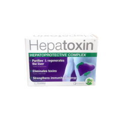 Hepatoxin, prehransko dopolnilo za krepitev jeter, 60 tablet