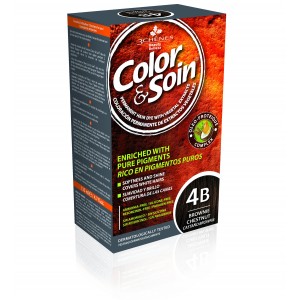 Color&Soin, permanentna barva za lase 4B - brownie rjava