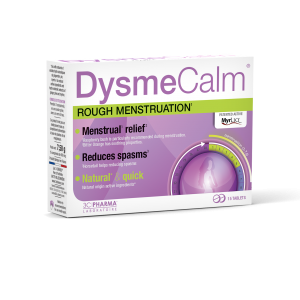 Dysmecalm, prehransko dopolnilo pri bolečih menstruacijah, 15 tablet