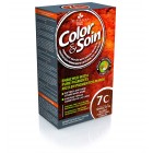 Color&Soin, permanentna barva za lase 7C - zemeljska bakreno blond